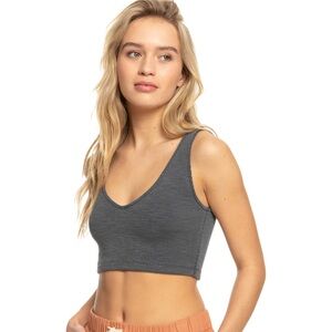 Roxy ‘Time to Move’ Ribbed Crop Tank l XS